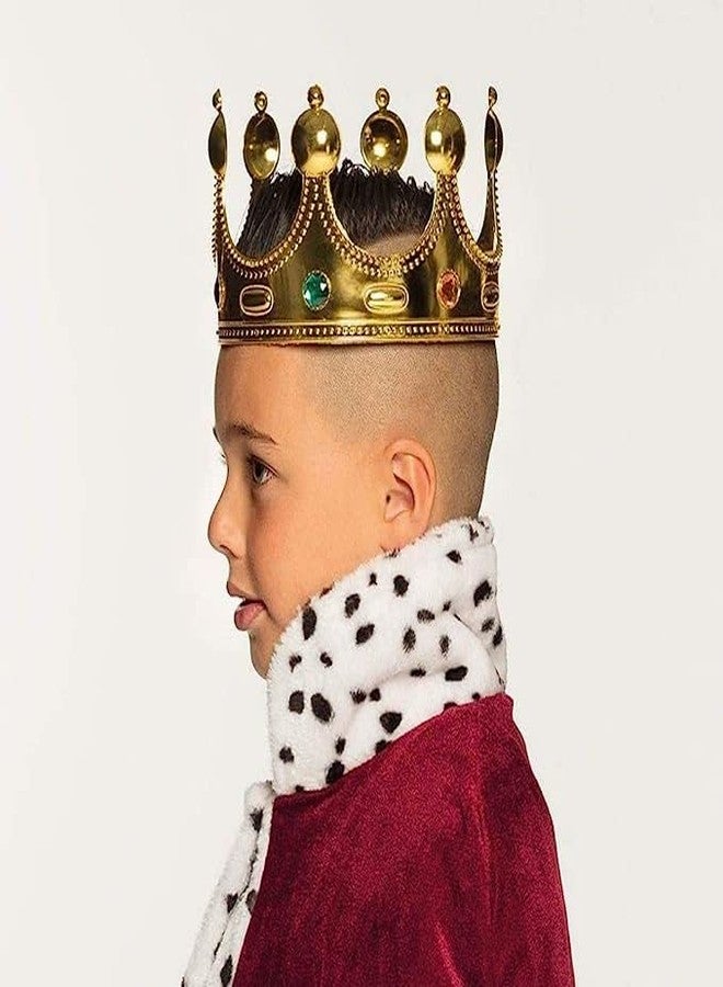 Decofy Happy Birthday Sash For Boys & Mens | Crown For Baby Boys King Adult Mens Suitable to everone -2 Pc-Black Sash Gold Crown - Image 5
